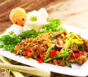 501. Dê xào sả ớt